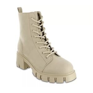 MIA Tan Lace-up Combat Boots